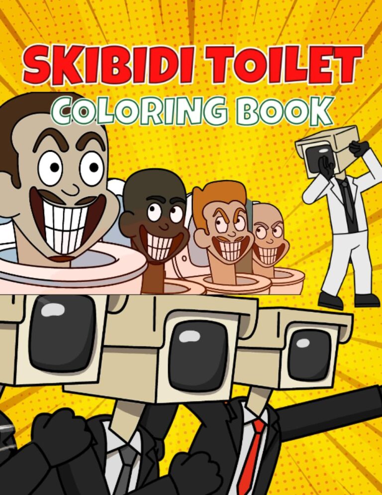 Mejores libros de Skibidi Toilet para colorear